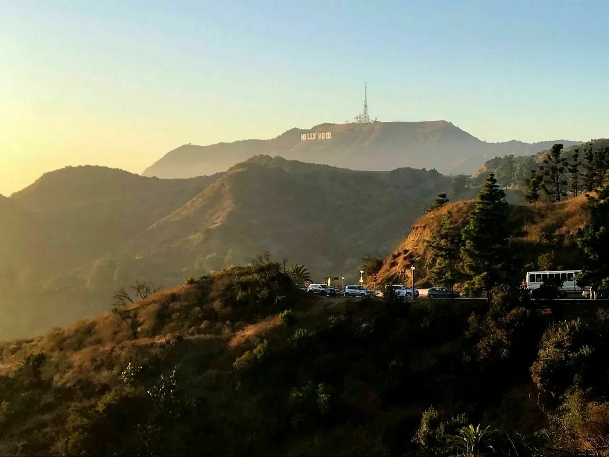Blick auf die Hollywood-Hills